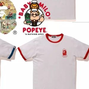 Bape Ringer Tee (Medium, New With Tags)